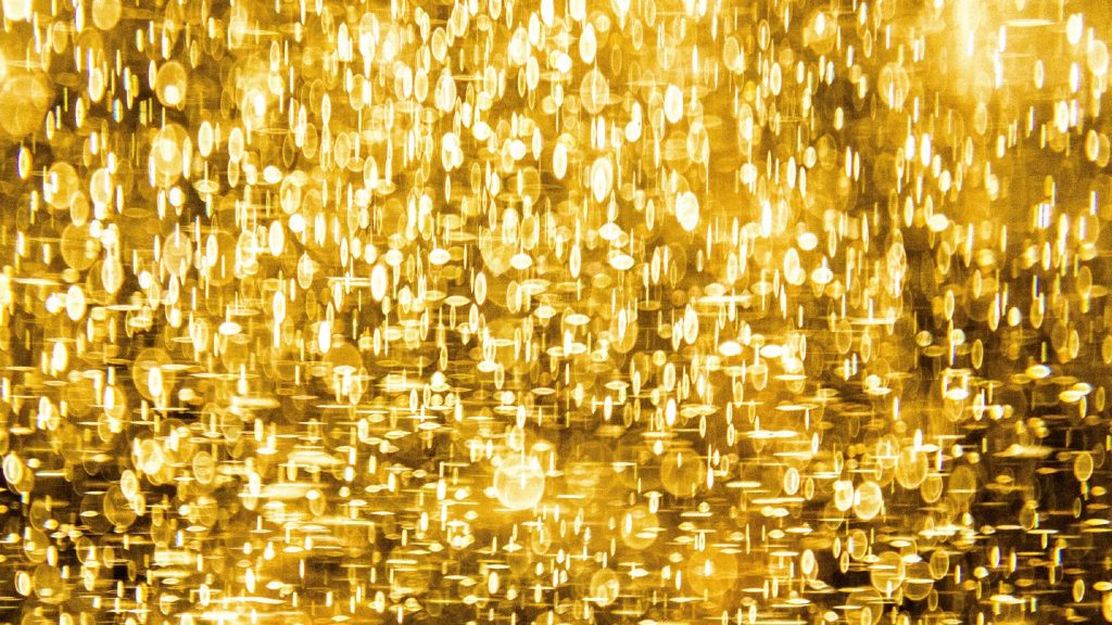 gold flecks