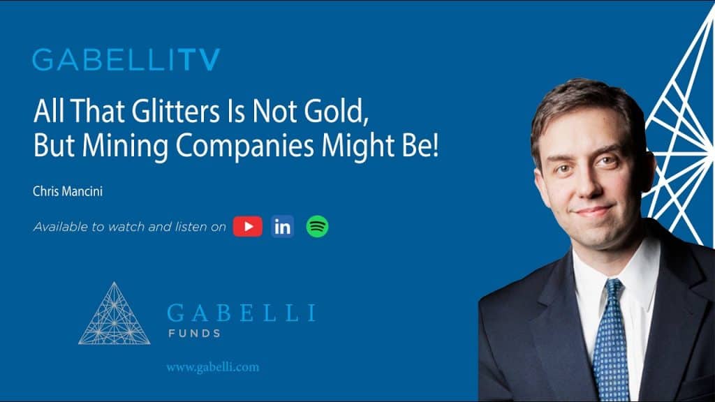 Gabelli TV cover photo with Chris Mancini