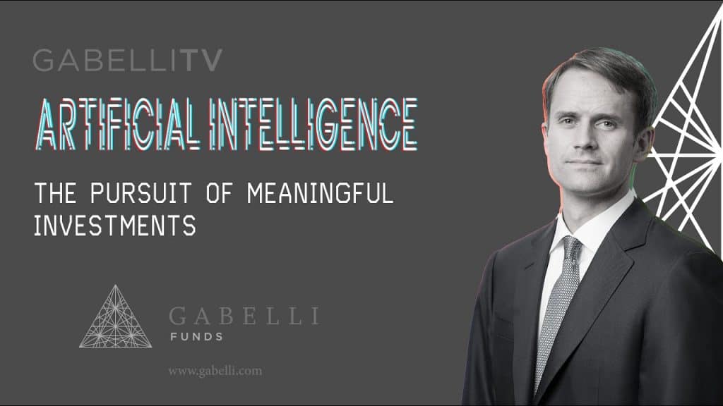 Artificial Intelligence - The Pursuit of Meaningful Investments Gabelli TV cover photo with John Belton