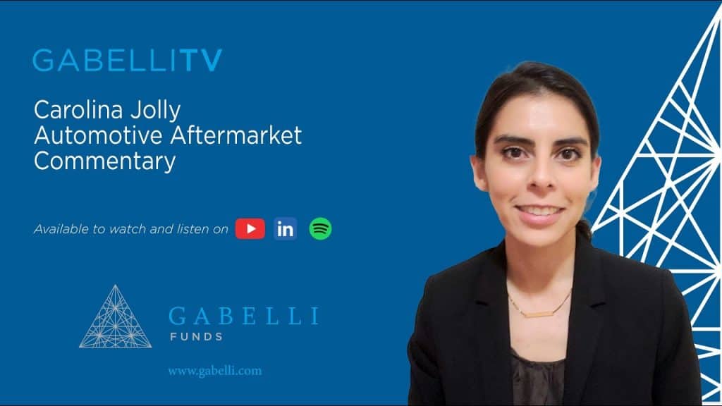 Carolina Jolly Automotive Aftermarket Commentary