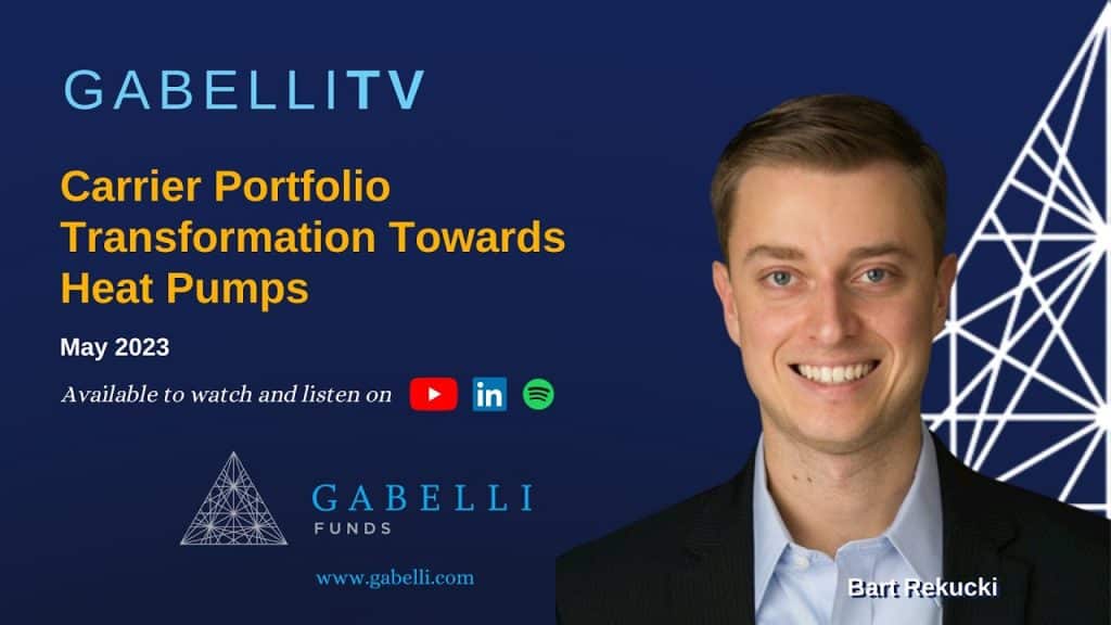 Carrier Portfolio Transformation Towards Heat Pumps