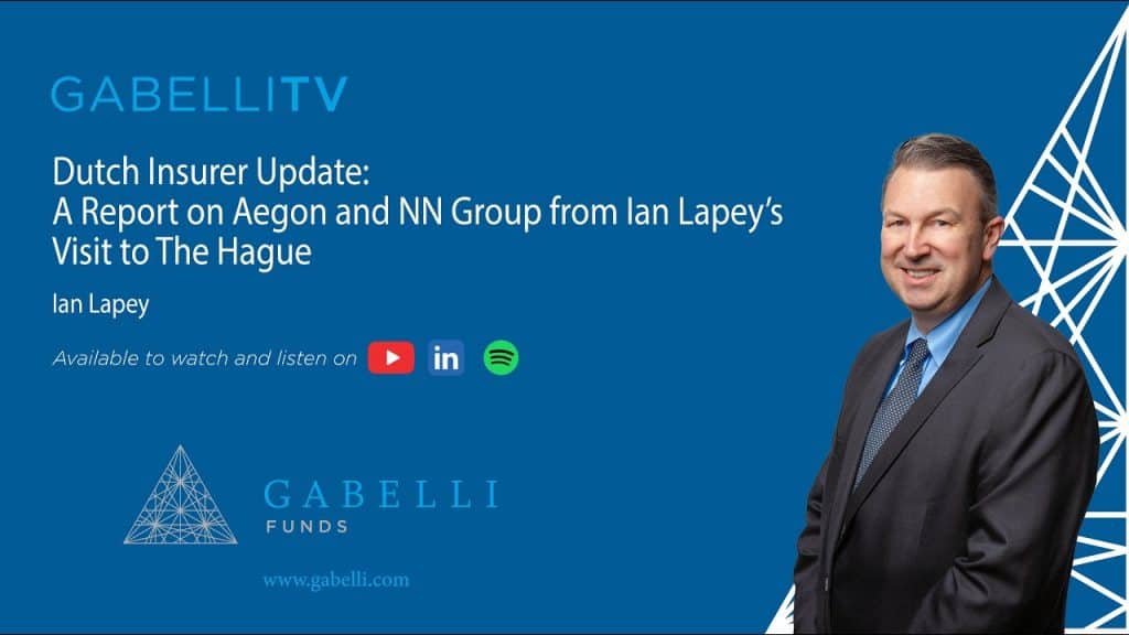 Dutch Insurer Update: A Report on Aegon and NN Group from Ian Lapey's Visit to The Hague