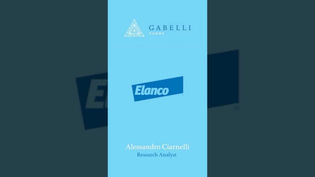 Elanco Animal Health commentary by Alessandro Ciarnelli