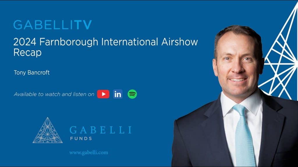 Gabelli TV cover photo with Tony Bancroft