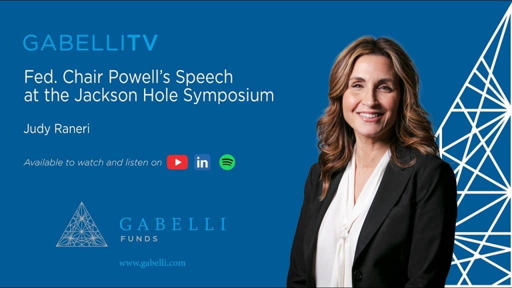 Fed. Chair Powell's Speech at the Jackson Hole Symposium cover photo with Judy Raneri