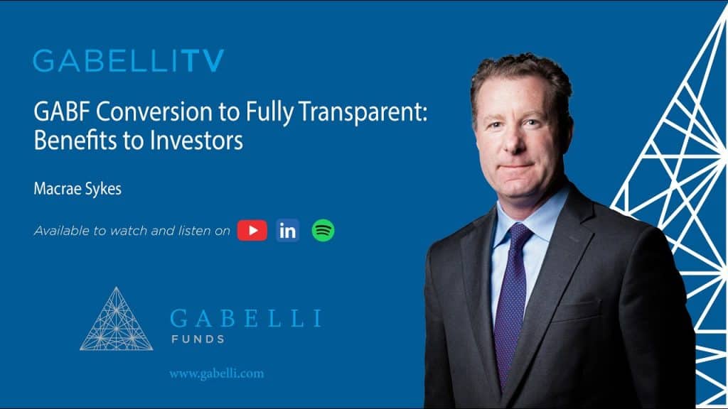 GABF Conversion to Fully Transparent: Benefits to Investors cover photo with Macrae Sykes