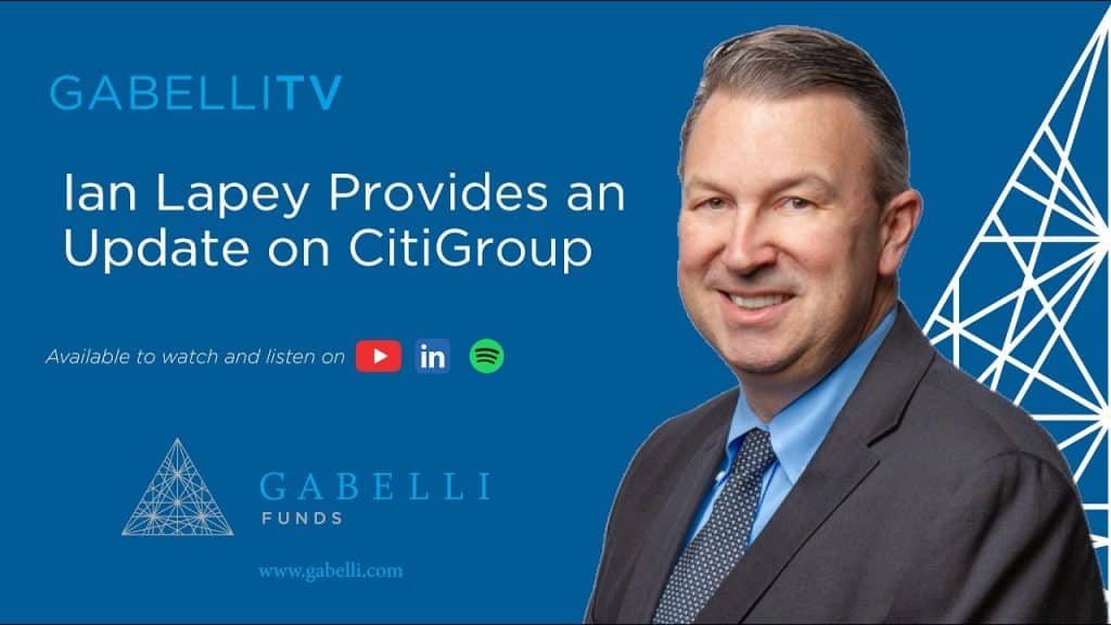 Ian Lapey Provides an Update on CitiGroup