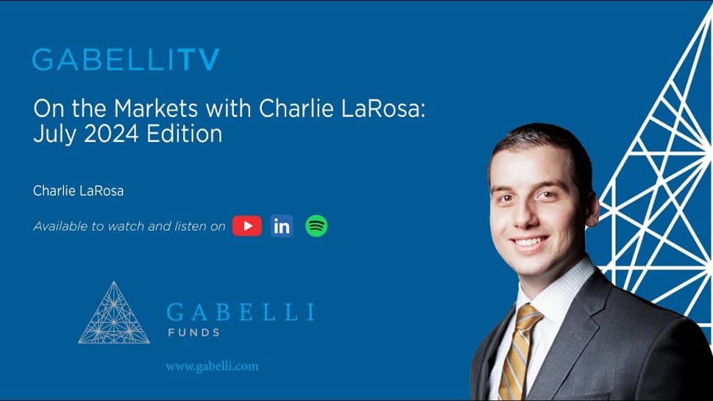 Gabelli TV cover photo with Charlie LaRosa