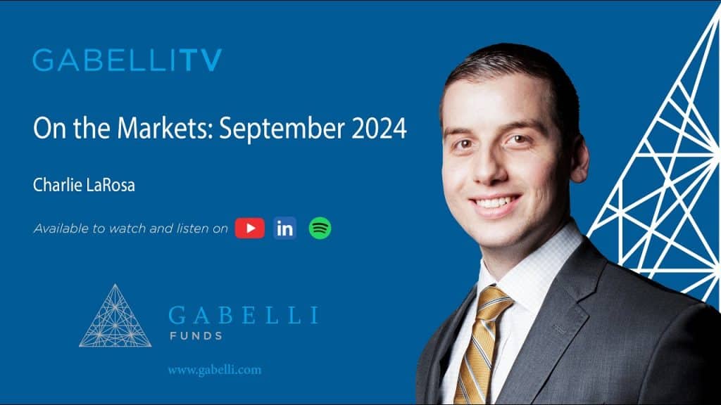 On The Markets Commentary September 2024 cover photo with Charlie LaRosa
