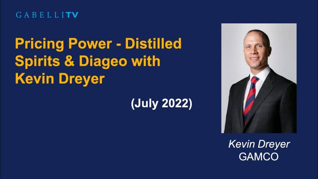 Pricing Power - Distilled Spirits/Diageo with Kevin Dreyer