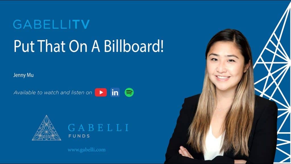 Gabelli TV cover photo with Jenny Mu