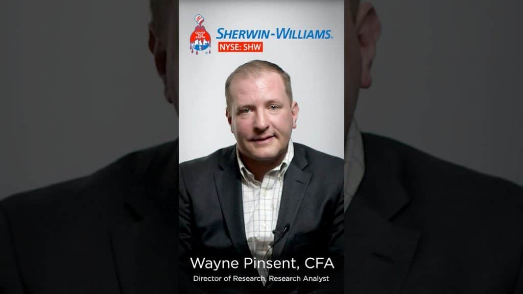 sherwin williams earnings commentary by wayne pinsent