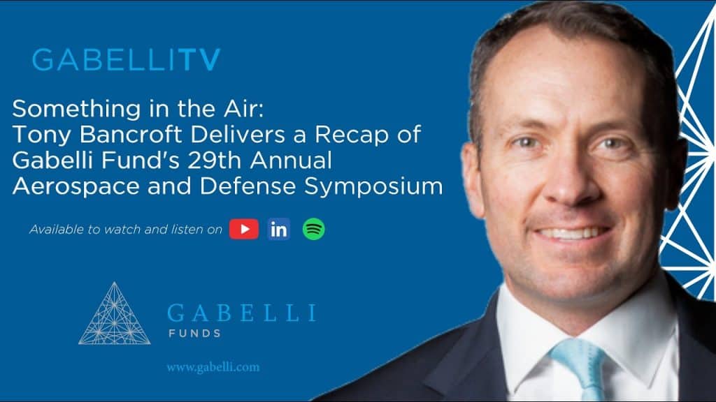Something in the Air: Tony Bancroft Delivers Recap of Annual Aerospace and Defense Symposium