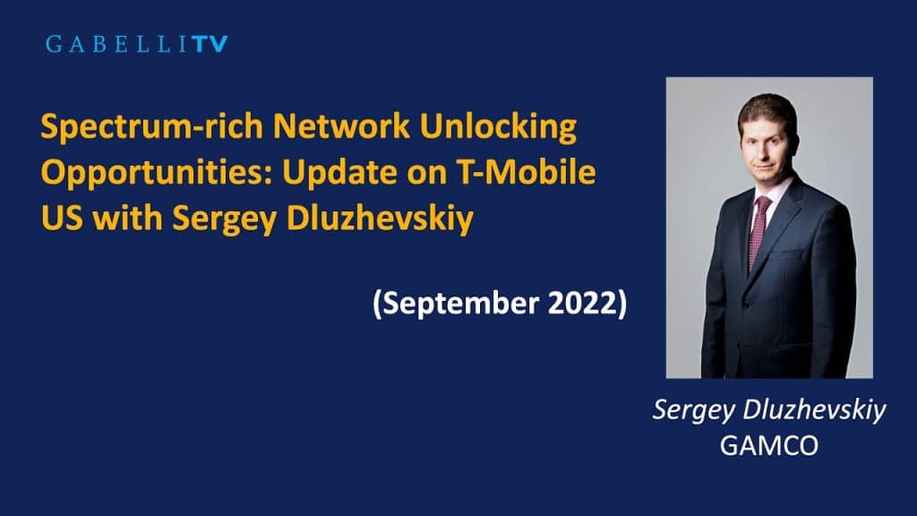 Spectrum-rich Network Unlocking Opportunities: Update on T-Mobile US with Sergey Dluzhevskiy