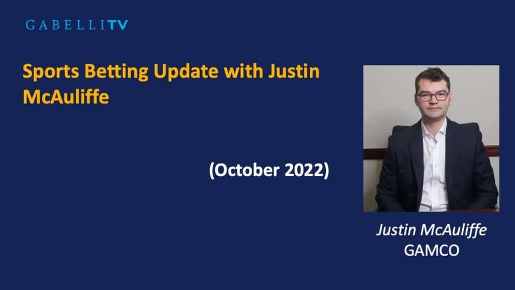 Sports Betting Update with Justin McAuliffe