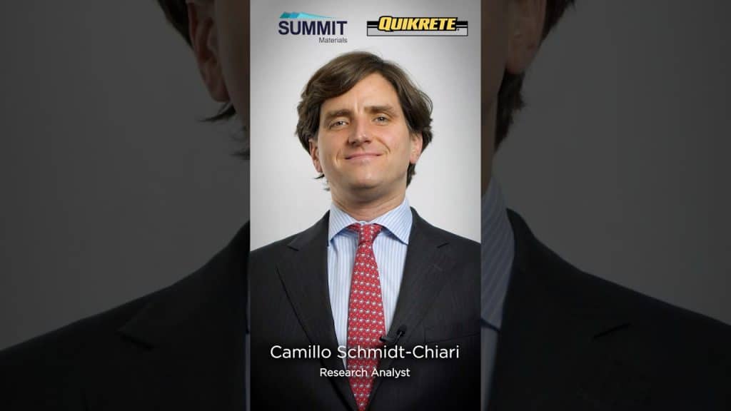 Summit Materials to be Acquired by Quikrete commentary by Camillo Schmidt-Chiari