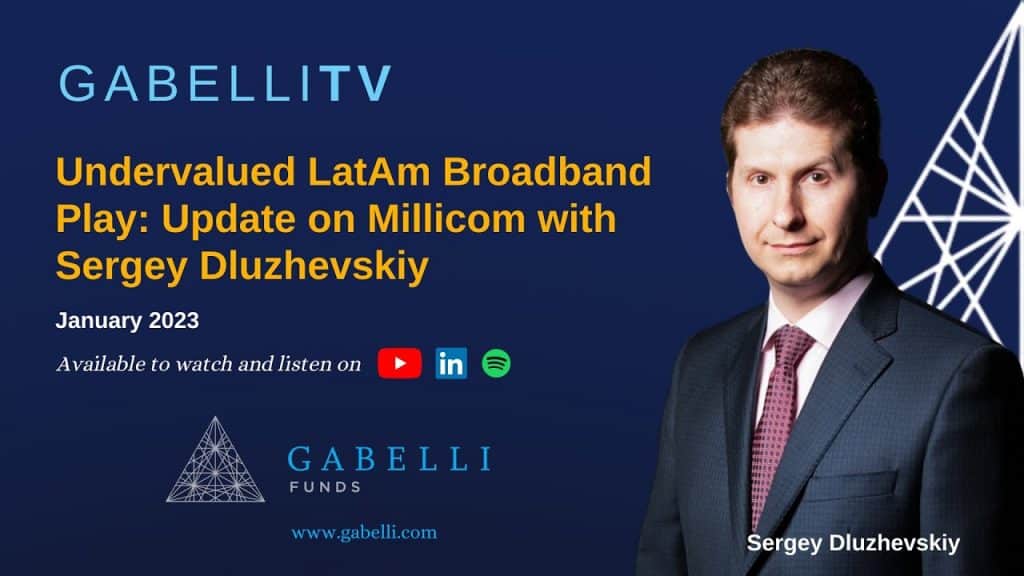 Undervalued LatAm Broadband Play: Update on Millicom with Sergey Dluzhevskiy