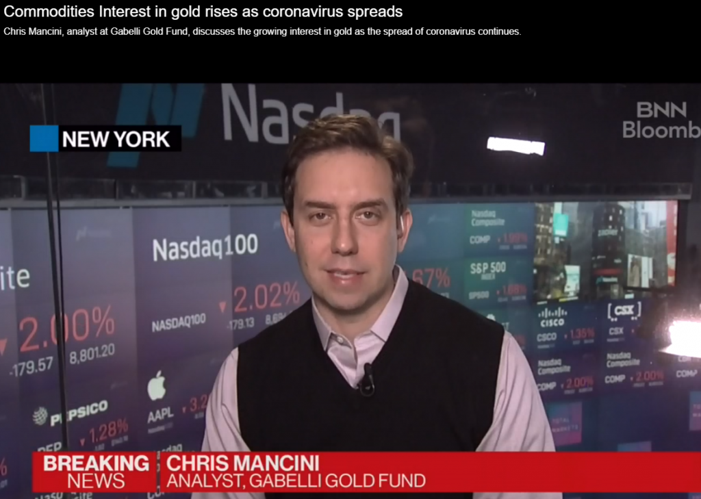 Interest in gold rises as coronavirus spreads