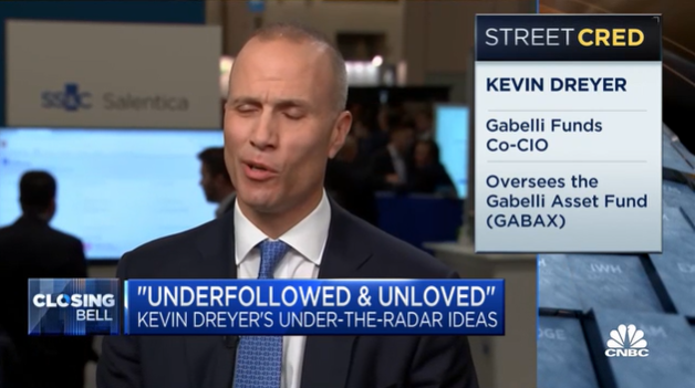 Gabelli Funds’ Kevin Dreyer offers his ‘underfollowed and unloved’ stock picks