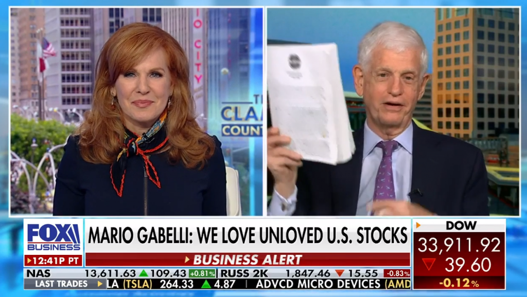 Billionaire investor Mario Gabelli's secret to finding unloved stocks