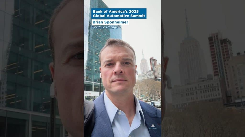 Bank of America's 2025 Global Automotive Summit - Diversification and Resiliency for Autos Brian Sponheimer commentary