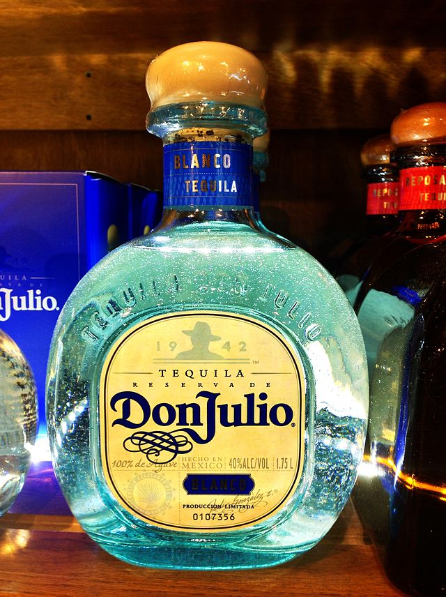 Bottle of Don Julio tequila
