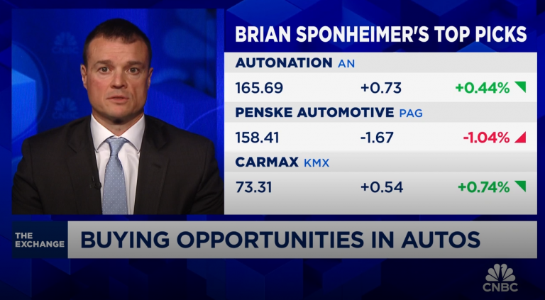 AutoNation, Penske would be hurt less by disruption in auto market, says Gabelli Funds’ Sponheimer