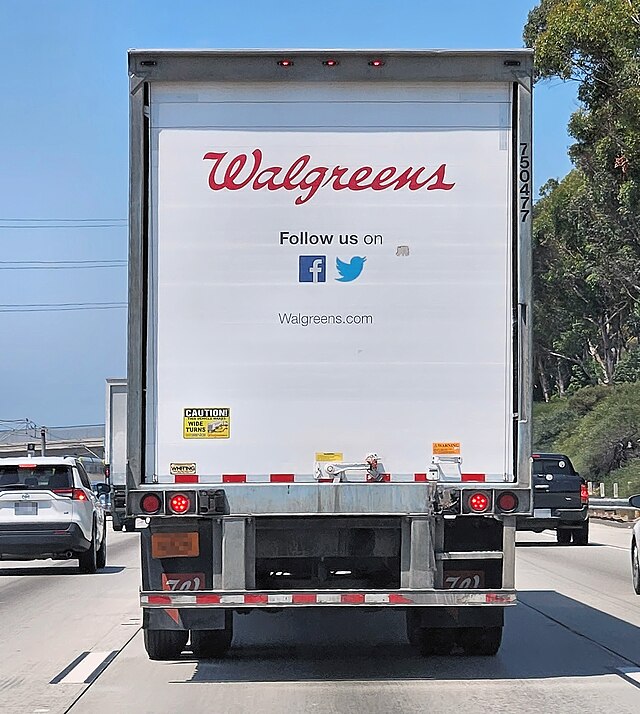 walgreens delivery truck